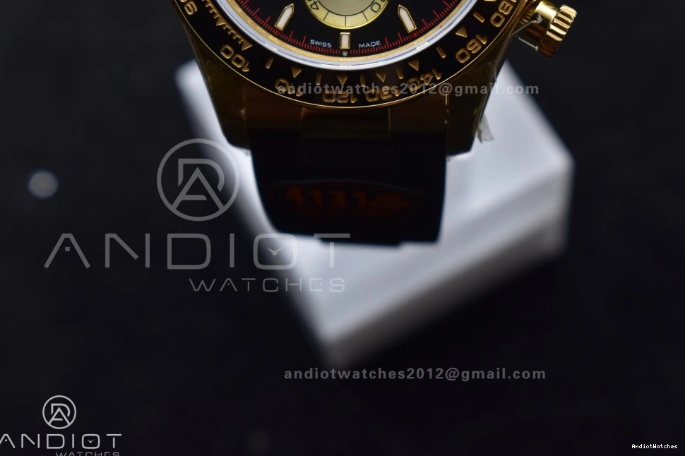 (Weighted) YG Sophisticated 126518 1:1 V6 QF Daytona on Strap Black Oysterflex Dial Best SH4131 Edition 807 1030